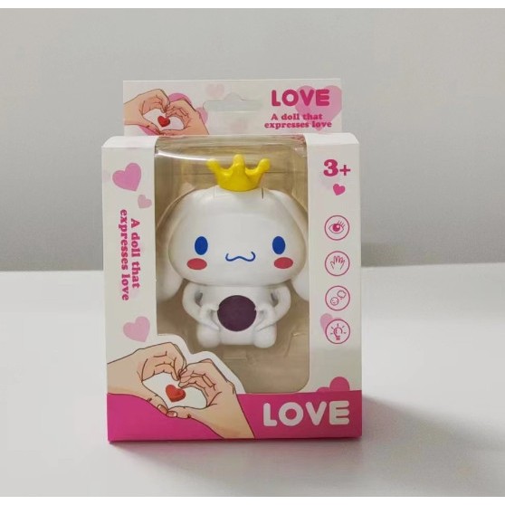 Đồ Chơi Người Ngoài Hành Tinh Cinnamoroll Hình Trái Tim Phát Sáng