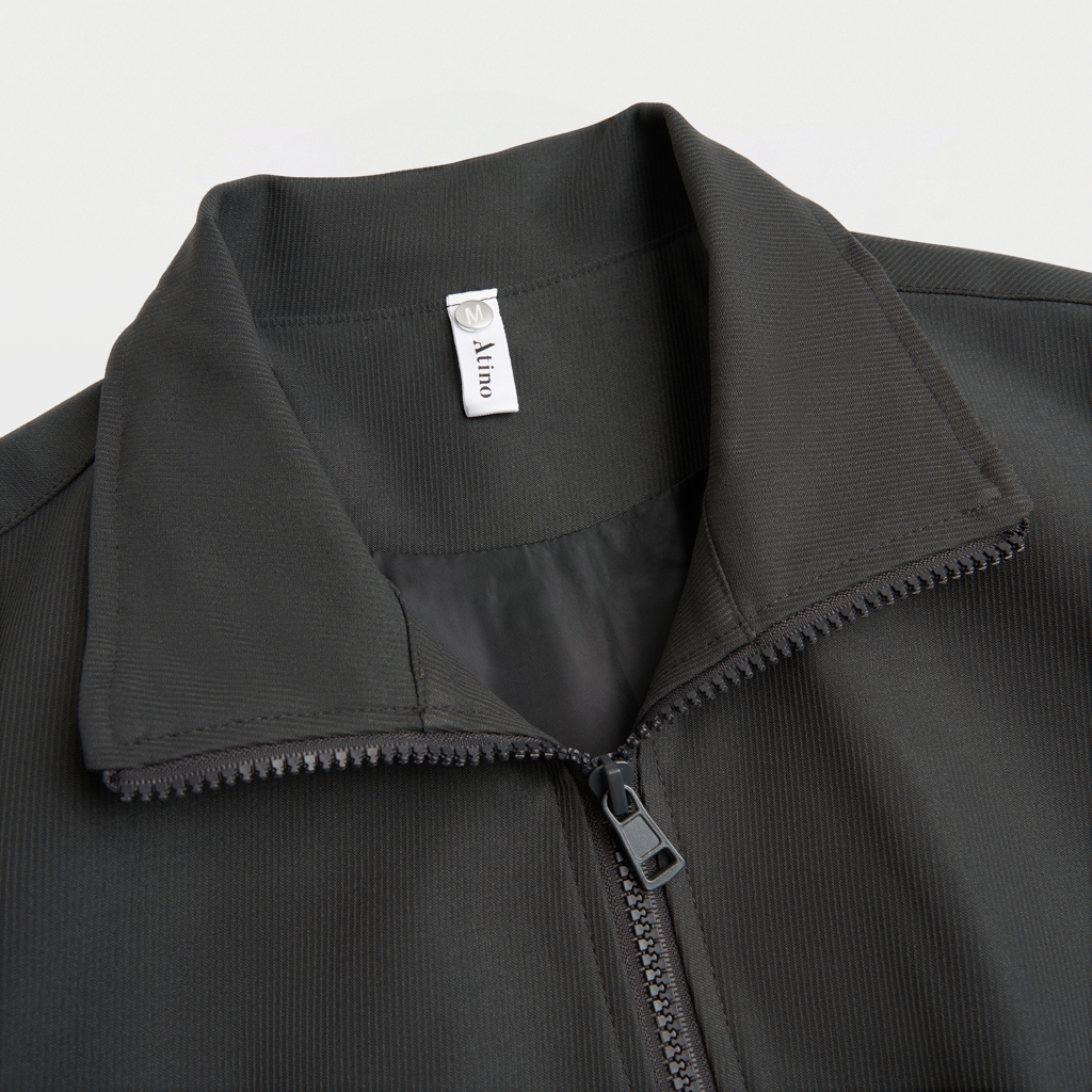 Áo Khoác Jacket Nỉ Nam ATINO Hàn Quốc Phong Cách Trẻ Trung Chuẩn Form AD3.8988