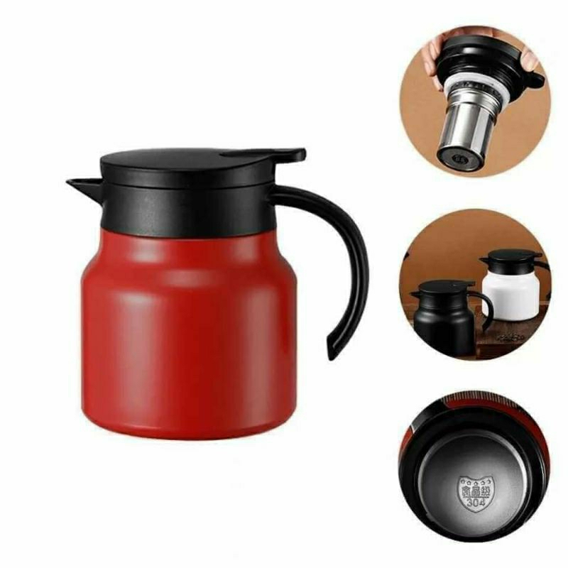 Bình pha trà giữ nhiệt bình trà inox giữ nhiệt 1000ml