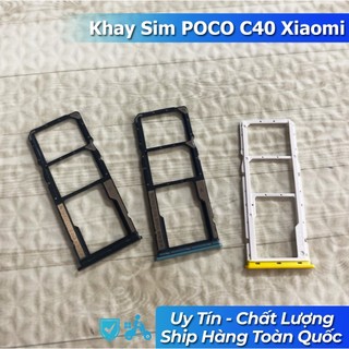 Khay Sim POCO C40 Xiaomi (Hàng mới về, đẹp, chuẩn)