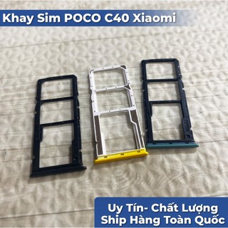 Khay Sim POCO C40 Xiaomi (Hàng mới về, đẹp, chuẩn)