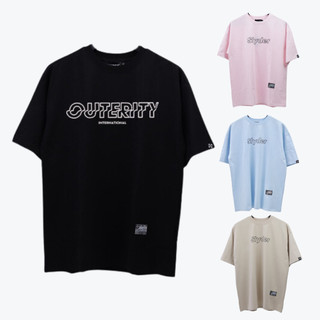 Áo thun Oversize Basic OUTERITY SS2 - Áo thun nam nữ chất thun cotton dày dặn, full tag. ( V50 )