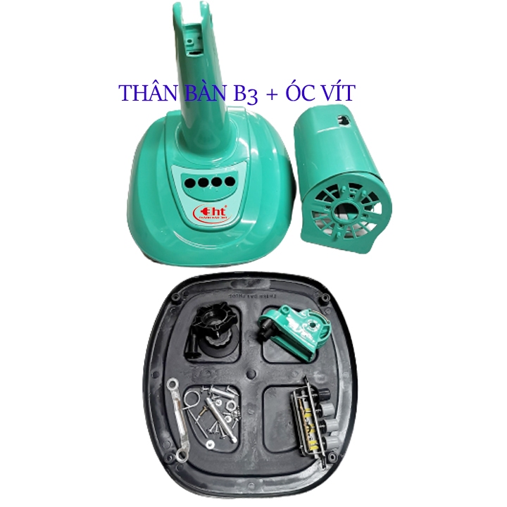 THÂN NHỰA QUÂT BÀN B3 - CÔNG TẮC 4 PHÍM