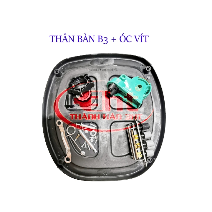 THÂN NHỰA QUÂT BÀN B3 - CÔNG TẮC 4 PHÍM