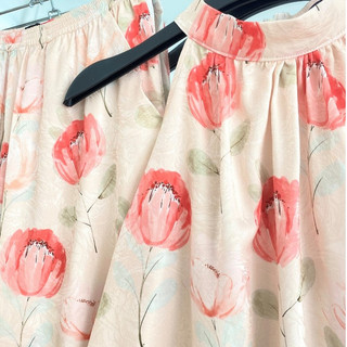[O] VIBES Đồ bộ cổ yếm Lụa gấm Jolie Halter Long Set