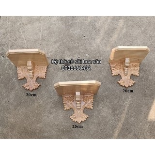 Bộ 3 kệ thờ công giáo gỗ sồi cc 2 kệ 2 bên 20cm, 1 kệ giữa 25cm để tượng 40cm 50cm