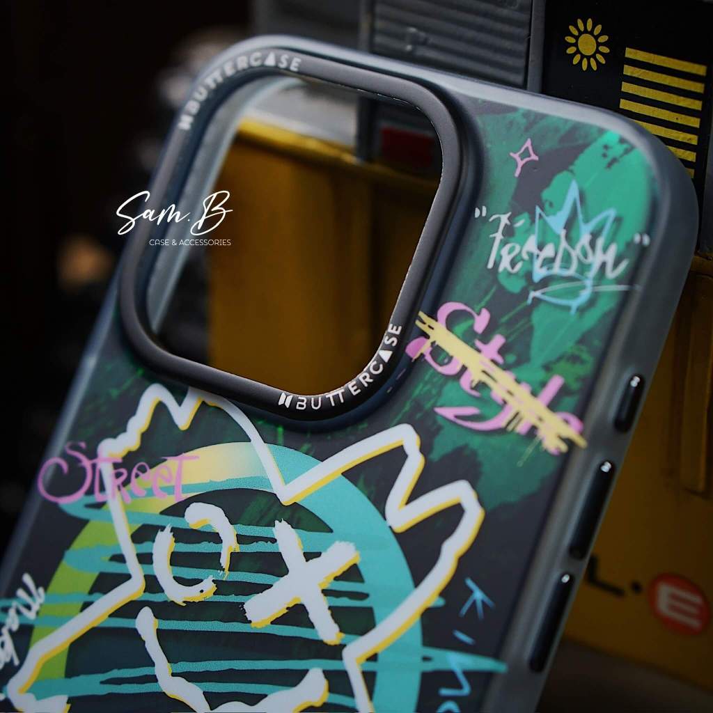 Ốp Chống Sốc BUTTERCASE - Dòng Graffiti Cho IPhone 15 Pro/15 Pro Max - Hàng Chính Hãng
