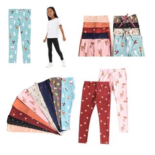Quần legging ôm sát bé gái chất vải thun co giãn từ 12m-8y tối đa 28kg