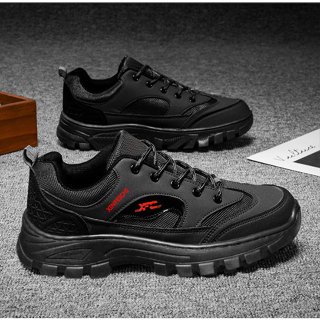 Giày thể thao nam đế leo núi đã khâu full chắc chắn 3 màu đen nâu và xám size từ 39 đến 44 đóng hộp cẩn thận