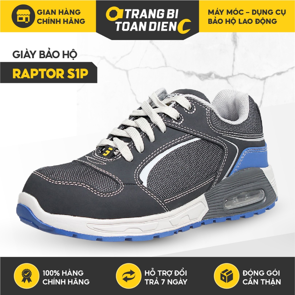 Giày bảo hộ lao động Jogger Raptor dáng thể thao chống trượt, chống đâm xuyên Giày Jogger chính hãng- Trang bị toàn diện