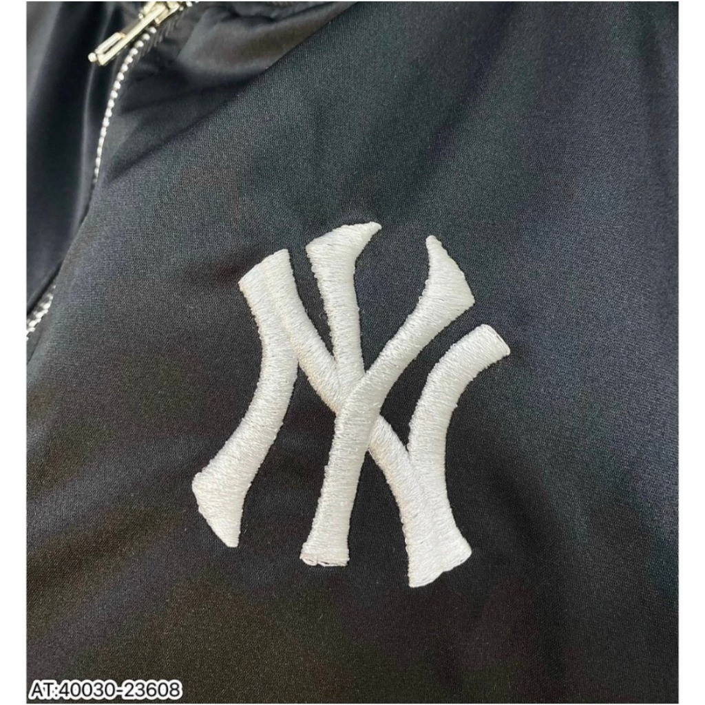 Áo Khoác Gió Bomber NY MLB Logo Thêu - Áo Khoác Gió Chất Dù 2 Lớp Phong Cách Hàn Quốc