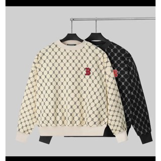 Áo nỉ nam nữ sweater the bad god signature monogram logo thêu cao cấp - áo nỉ phong cách hàn quốc