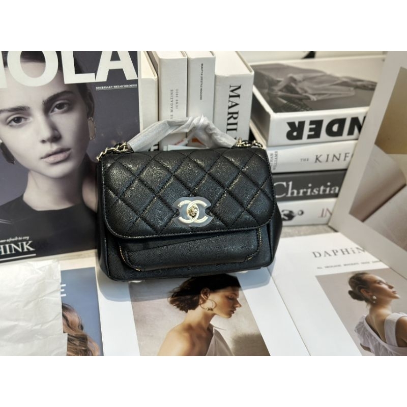 Túi xách nữ công sở C.N da bê sần sz20cm xách tay cực sang chảnh kèm hộp vip