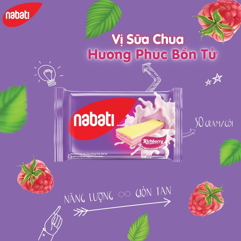 Bánh xốp Nabati gói 50g