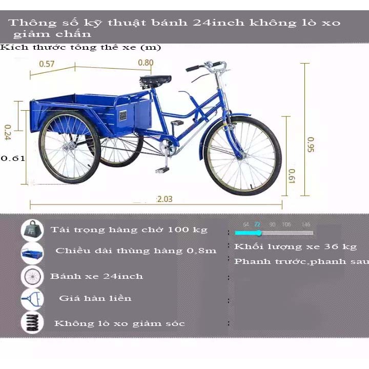 Xe đạp ba bánh chở hàng