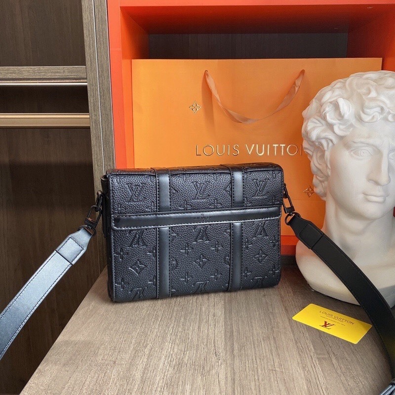 TÚI ĐEO CHÉO NAM NỮ UNISEX LV0360 SOFT TRUNK CLOUD MÀU XANH FULLBOX