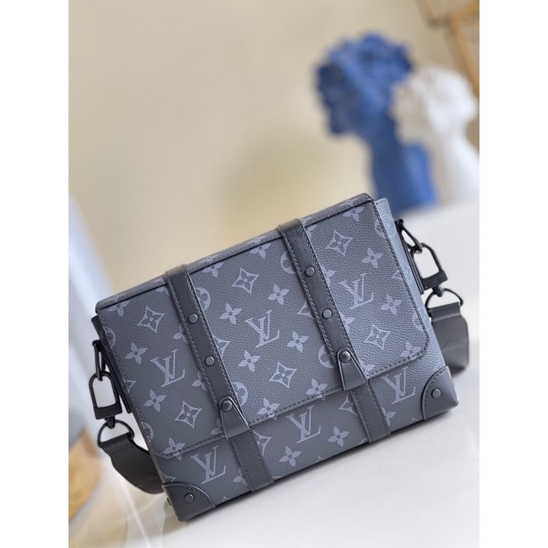 TÚI ĐEO CHÉO NAM NỮ UNISEX LV0360 SOFT TRUNK CLOUD MÀU XANH FULLBOX