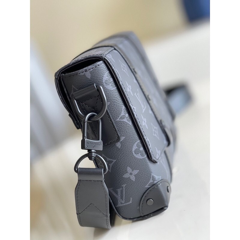 TÚI ĐEO CHÉO NAM NỮ UNISEX LV0360 SOFT TRUNK CLOUD MÀU XANH FULLBOX