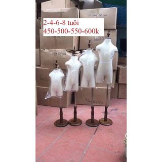 MANOCANH TRẺ EM - Manocanh Bằng vải Dạng Bán Thân mặc Mẫu Quần ÁO Trẻ Em cho Các Shop Thời Trang