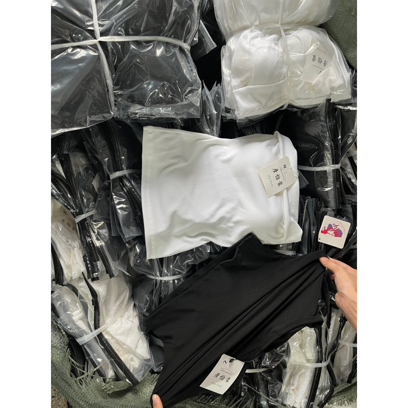 Áo ống áo quây cúp ngực ôm body màu trắng có mút sẵn Z11