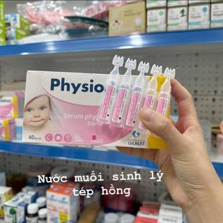 [Nguyên hộp] Nước muối sinh lý Physiodose/ nước muối sinh lý gifer, Nước muối sinh lý Pháp xanh, hồng, vàng