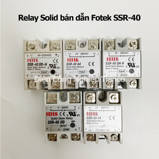 Relay bán dẫn Fotek Solid Relay SSR-40DA-H SSR-40DA SSR-40VA  SSR-40AA