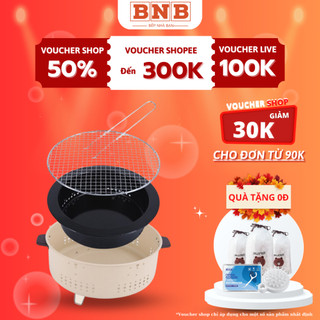 Bếp nướng than hoa không khói, lò nướng thịt cao cấp chất liệu thép chịu nhiệt có chân phụ nhỏ gọn, chắc chắn _BN01