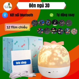 ĐÈN NGỦ 3D VŨ TRỤ NGÀN SAO 12 HÌNH CHIẾU CÓ KẾT NỐI BLUETOOT GỒM NHIỀU CHỦ ĐỀ ĐẠI DƯƠNG , ĐỘNG VẬT , PHƯƠNG TIỆN , VŨ TỤ