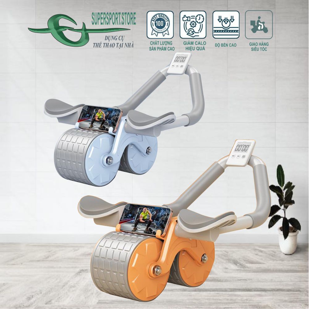 Con Lăn Cơ Bụng Đa Năng Cao Cấp Cho Nam và Nữ, tập thể thao tại nhà, văn phòng