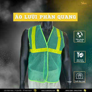 Áo lưới phản quang 3m bảo hộ lao động, kỹ sư vua bảo hộ