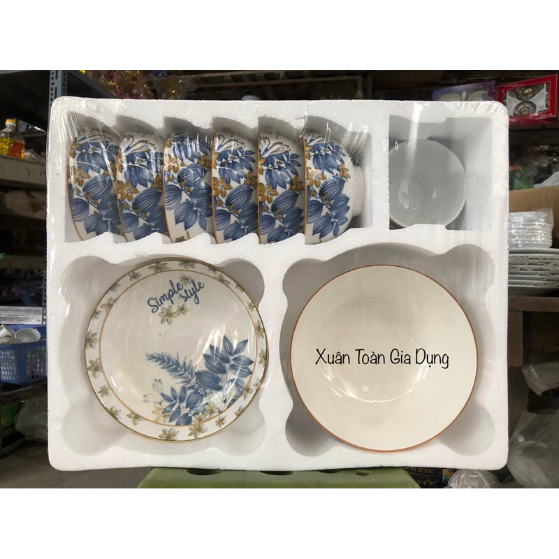 Bộ bát hoa văn Hàn Quốc