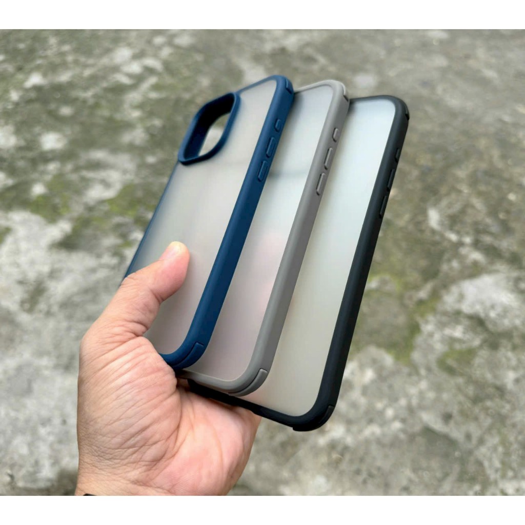 Ốp lưng Likgus nhám chống vân tay iPhone 15 Pro,15 Pro max chống sốc