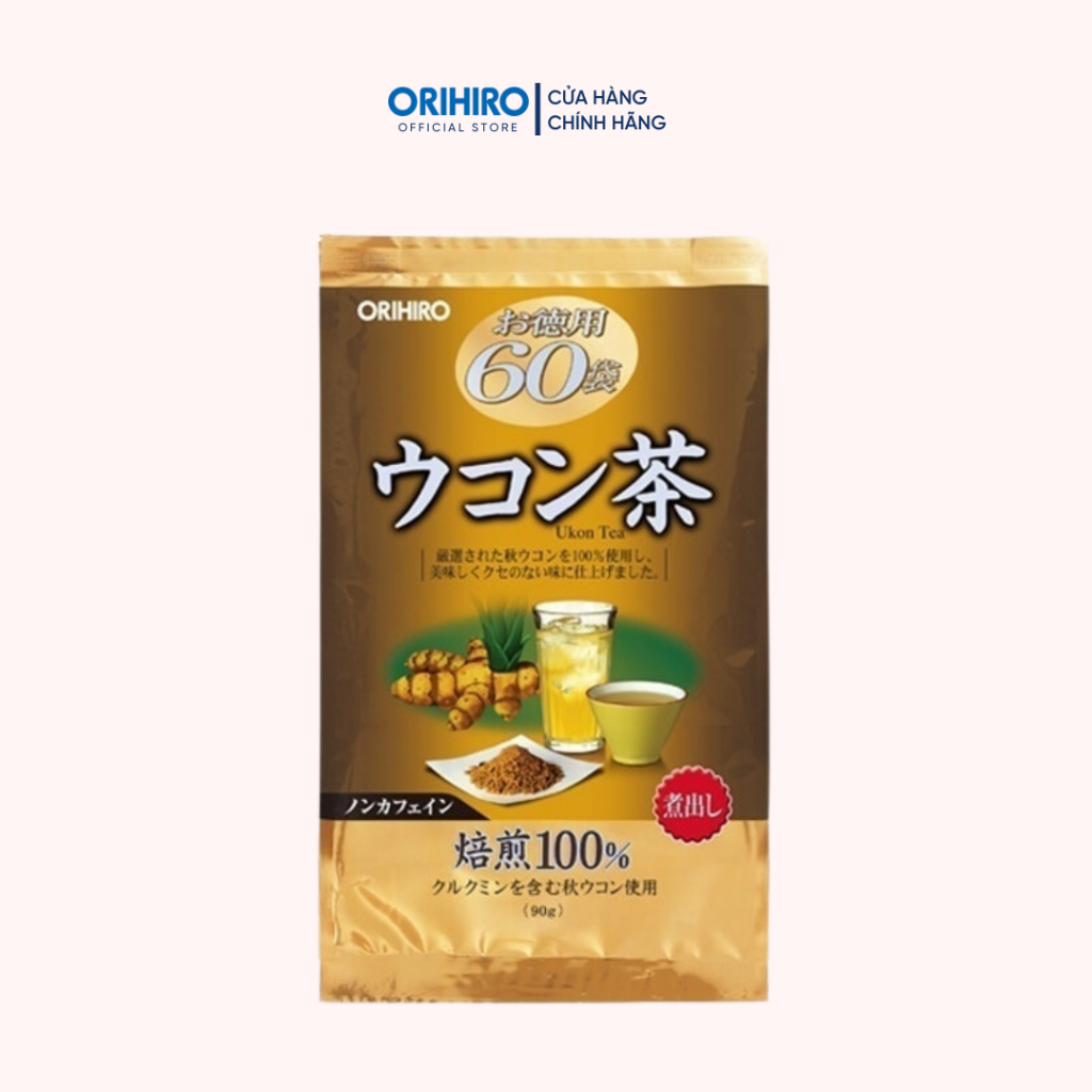 Trà nghệ mùa thu Orihiro hỗ trợ thải độc, bảo vệ dạ dày 60 gói/túi