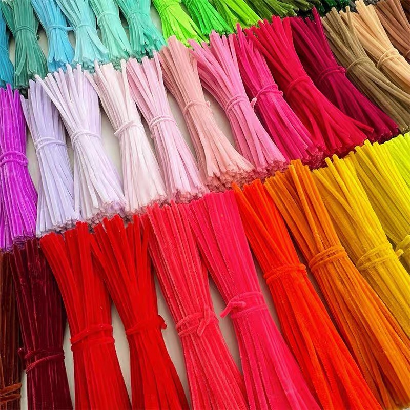 Hàng có sẵn đủ mầu Kẽm nhung làm handmade làm hoa  bó 100 sợi bé thoả sức sáng tạo,khéo léo thông minh rẻ đẹp