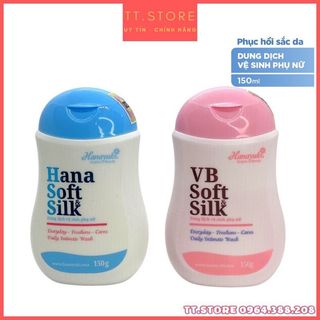 Dung dịch vệ sinh hanayuki hana soft & silk, vb soft & silk 150g.