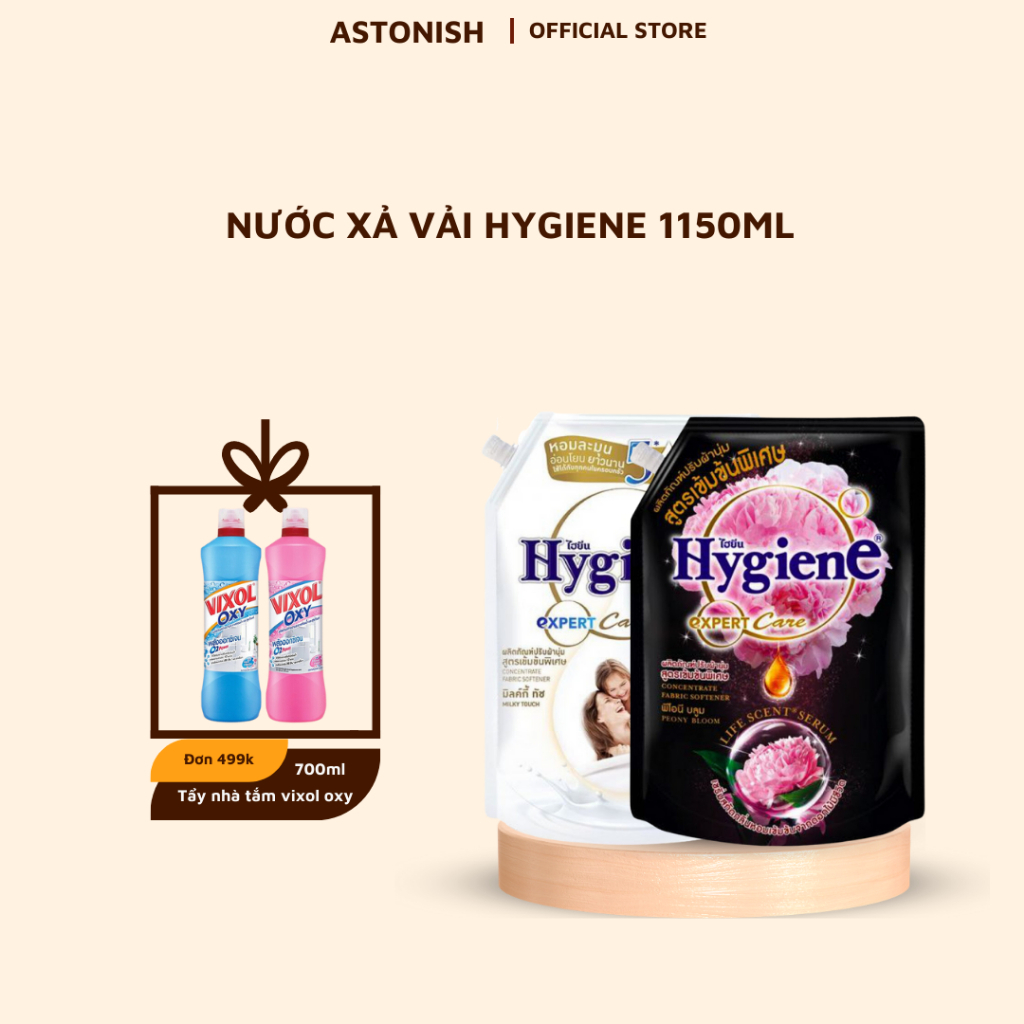 Nước Xả Vải Hygiene Thái Lan EXPER CARE 1150ml Đậm Đặc Hương Hoa Thơm Mát Nước Xả Quần Áo