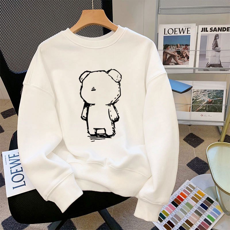 Áo sweater nữ in hình thời trang - Áo nỉ cổ tròn dài tay -  Loza G0094