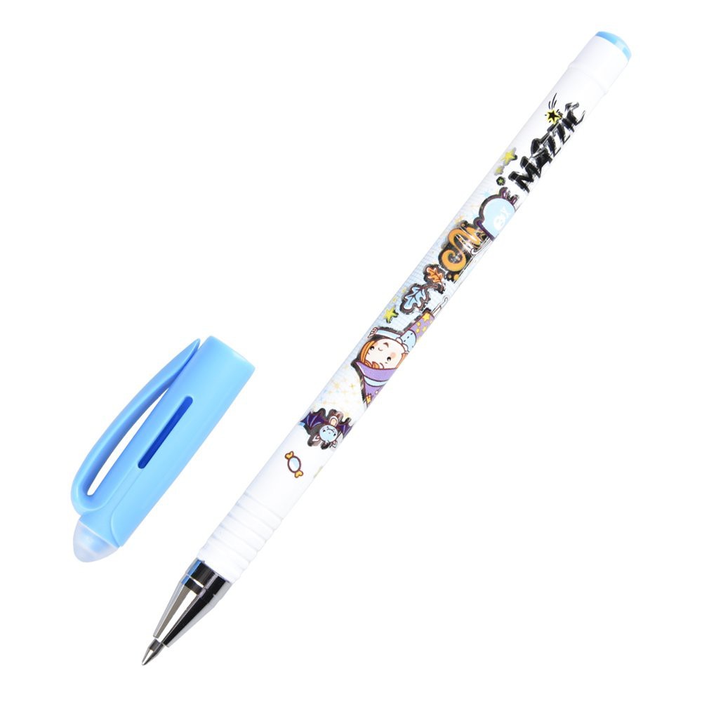 Combo 5  Bút Gel xóa được Thiên Long ngòi 0.5mm mực xanh/đen/tím, bút viết trơn mượt có gôm trên nắp TP-GELE01