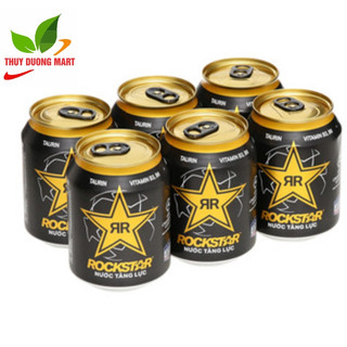 6 lon nước tăng lực Rockstar 250ml