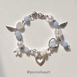 | Picnic Heart | [ VER 2 ] Crystal Rainbow Bracelet 2 🧸🧴🌸🚪🧴 ( vòng tay pha lê đá 2 )