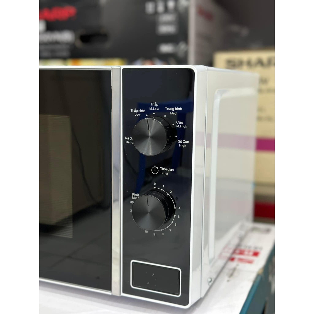 Lò vi sóng WhirlPool 20L cơ không nướng MS2003WV / Lò vi sóng WhirlPool 20L điện tử có nướng MWP203WV