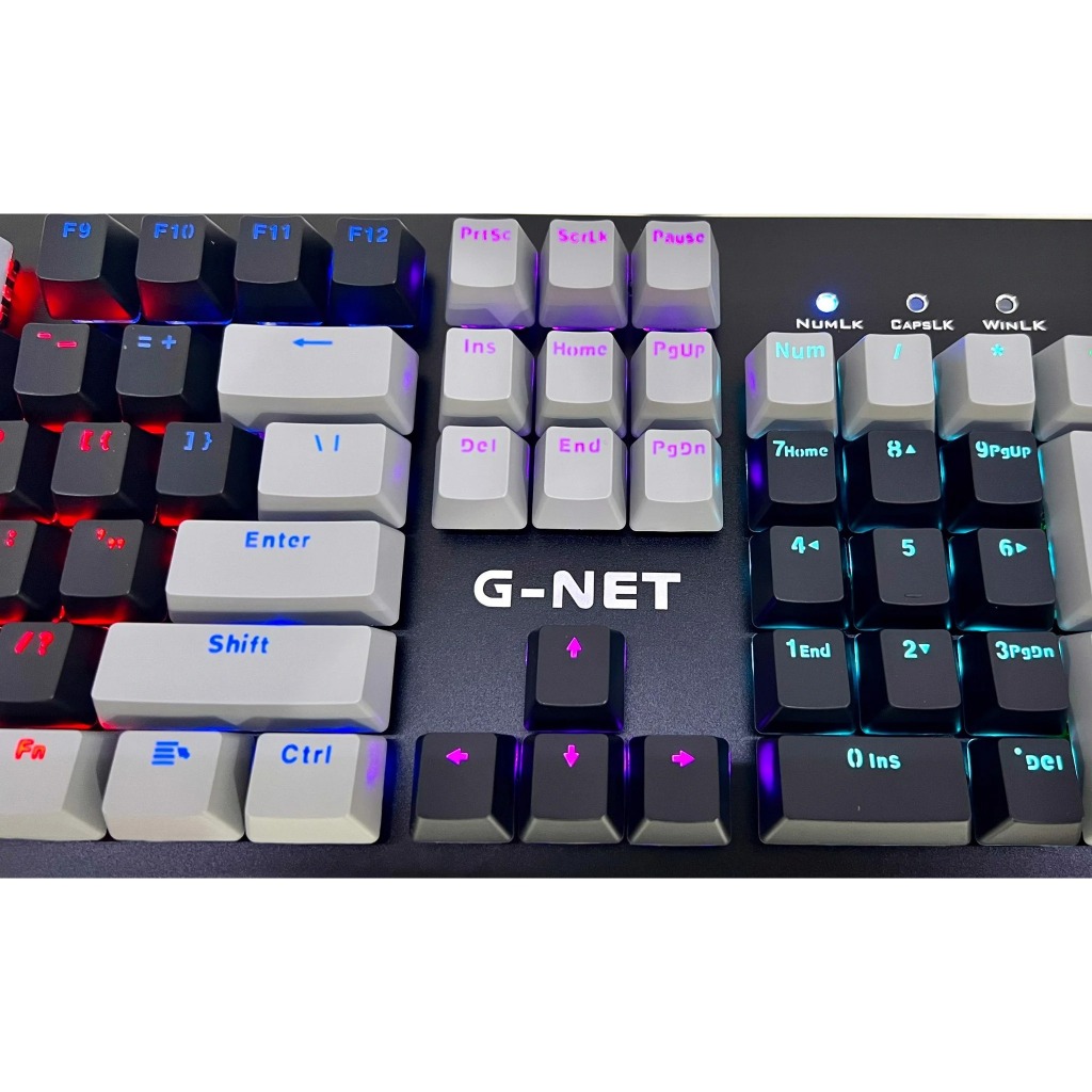 Bàn phím cơ G-Net GK312 Optical Switch - Phím Có Kê Tay - LED Nhiều Chế Độ - BH Chính Hãng