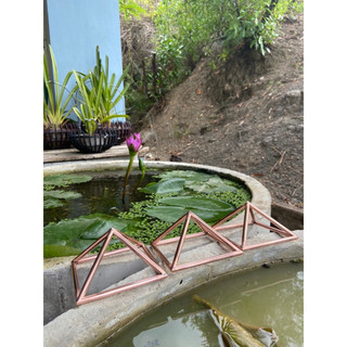 Kim Tự Tháp đồng đỏ 10cm