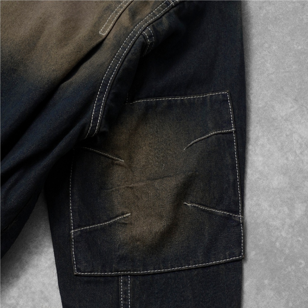 Áo Khoác TSUN Indigo Washed Denim Jacket - [UNISEX] - Jeans - Thêu