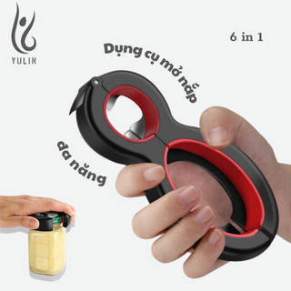 Dụng cụ mở nắp đa năng 6 in 1, Dụng cụ khui đồ hộp