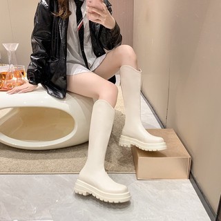 Bốt đùi nữ cổ V chất da cao cấp siêu đẹp