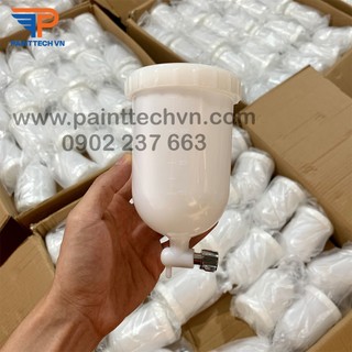 Cốc đựng sơn nhựa dung tích 400ml cho súng phun sơn cốc bên w71-wider1-kiwami1