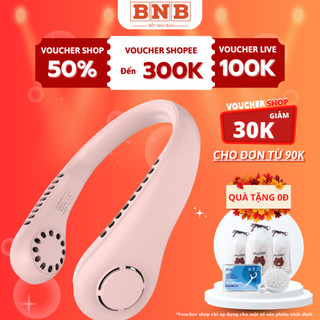 Quạt Đeo Cổ USB Mini Tích Điện Không Cánh Tiện Lợi, Thời Trang, Dáng Thể Thao _Q31K