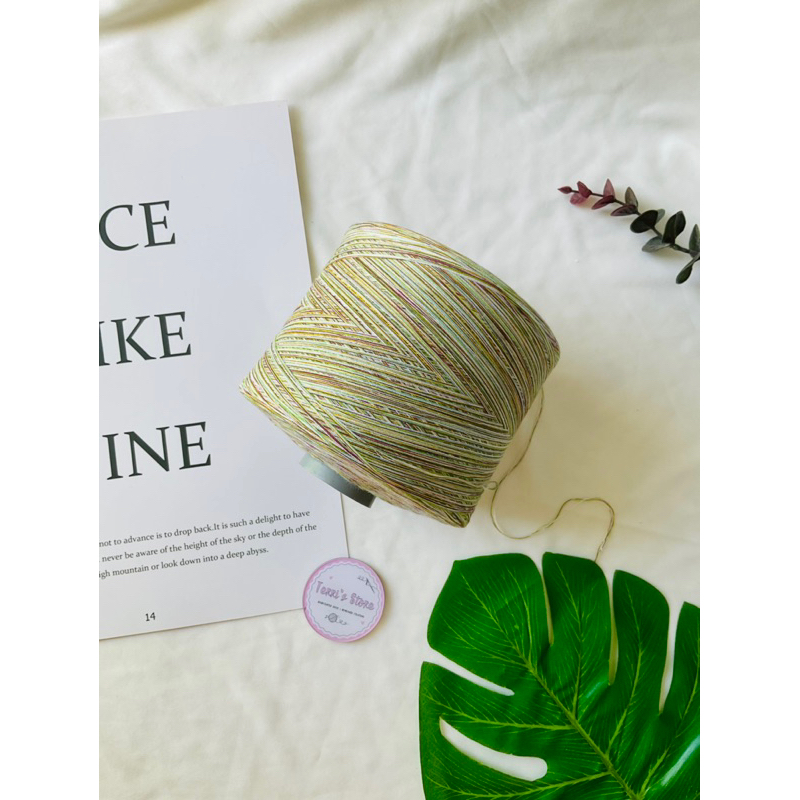 Yarn - Sợi Cotton Silk Loang - Sợi Cotton Lụa Loang | Sợi chập  | Terri Store