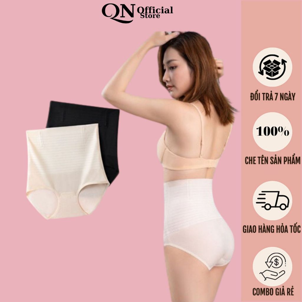 Quần lót cạp cao hỗ trợ gen nịt bụng thon gọn tôn dáng gợi cảm, chất liệu Su mềm mại mát lạnh CLOVER -1538